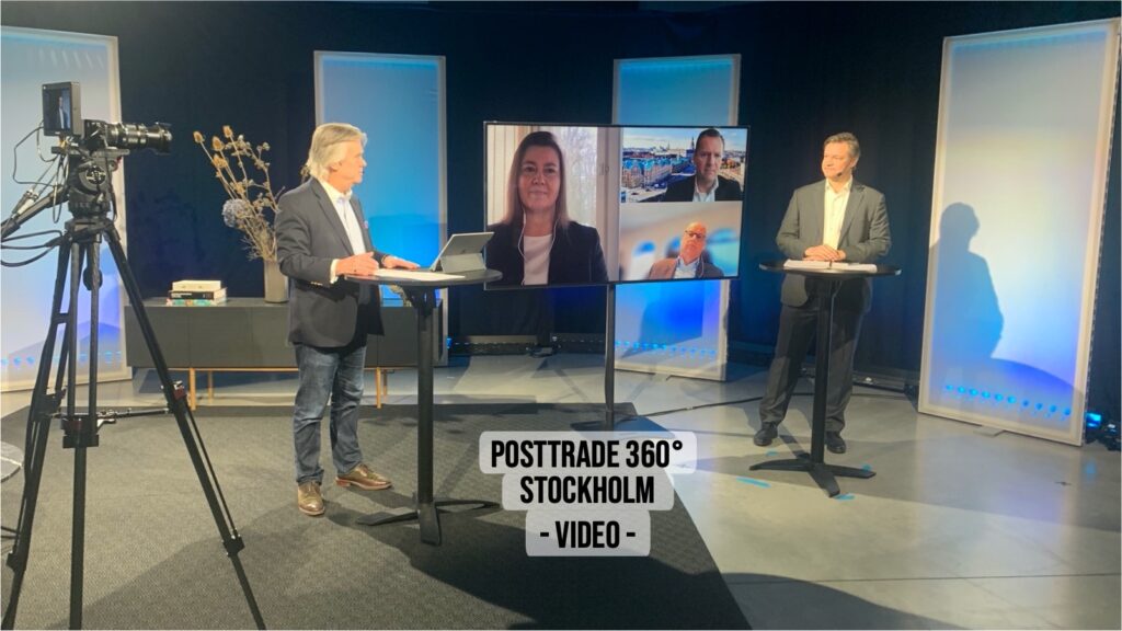 CSD panel at PostTrade 360° Stockholm 2021.