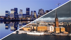 Oslo and Stockholm
